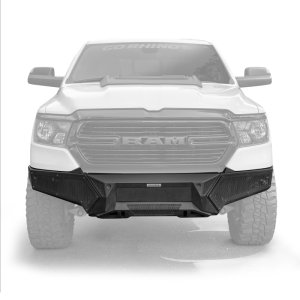 Ram 1500 Bumper - Front - Go Rhino - Element with Power Bar - Textured Black - `19-`24 Ram 1500 Bumper - Front - Go Rhino - Element with Power Bar - Textured Black - `19-`24